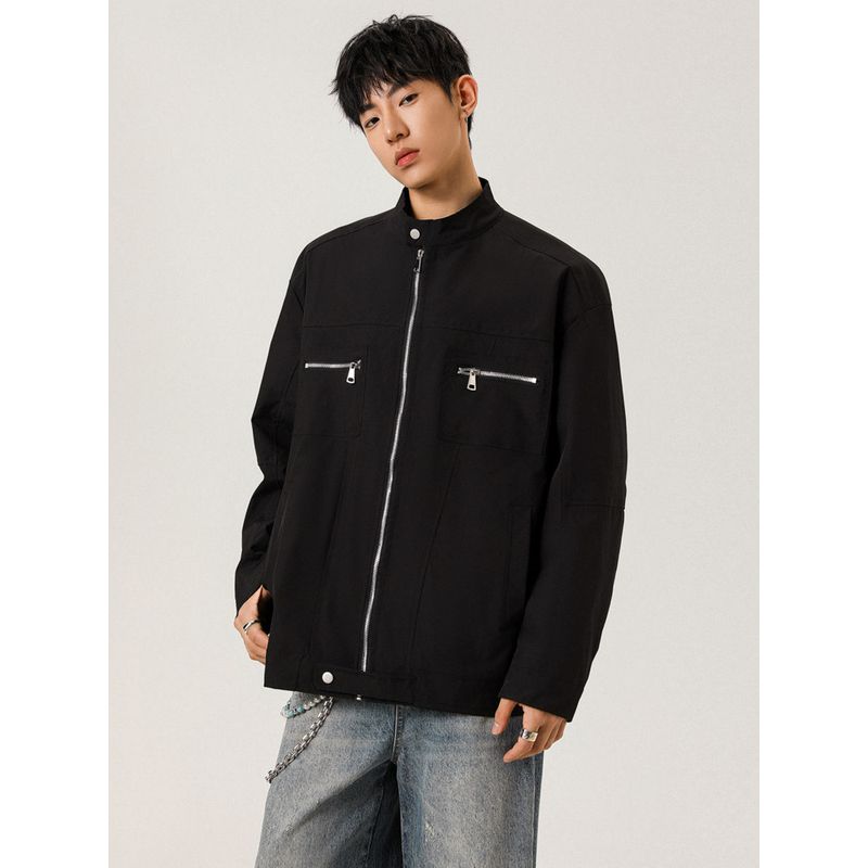 Wassup Trendy American-Style Workwear Jacket for Men, New Autumn and Winter Style, Youth Trendy Versatile Cool Retro Jacket