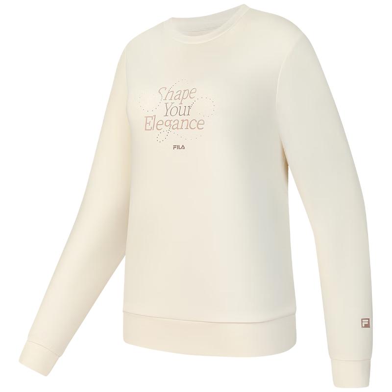 FILA Women's Basic Knit Pullover Sweatshirt