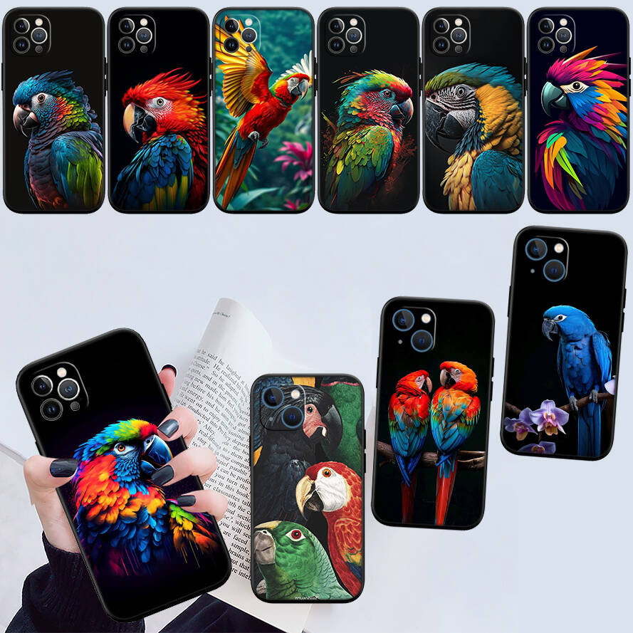 Parrot New Phone Case for Samsung S20 S21 S22 S23 S24 FE Ultra Plus Lite S21S A07 A17 A36 A37 A55 A57 F06 F16 M06 M16 M56