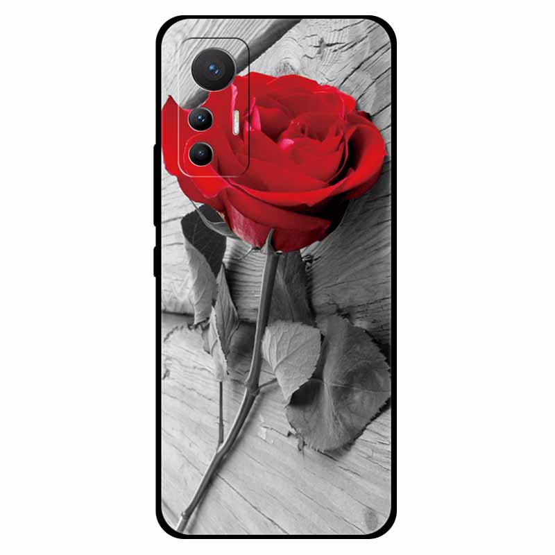 For Xiaomi 12 Lite Case Soft Silicone TPU Space Protective Back Cover For Xiaomi Mi 12 Lite Cases 12lite Printed Marble Shells