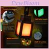 Luminária de Parede Pixelada Minecraft LED RGB Controle Remoto Decoração Criativa Para Fãs de Jogos