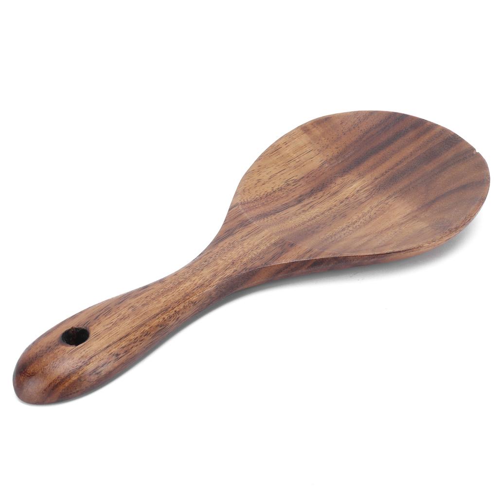 Rice Paddle Wooden Serving Spoon Rice Scoop Cookware Tableware Home Kitchen Accessory