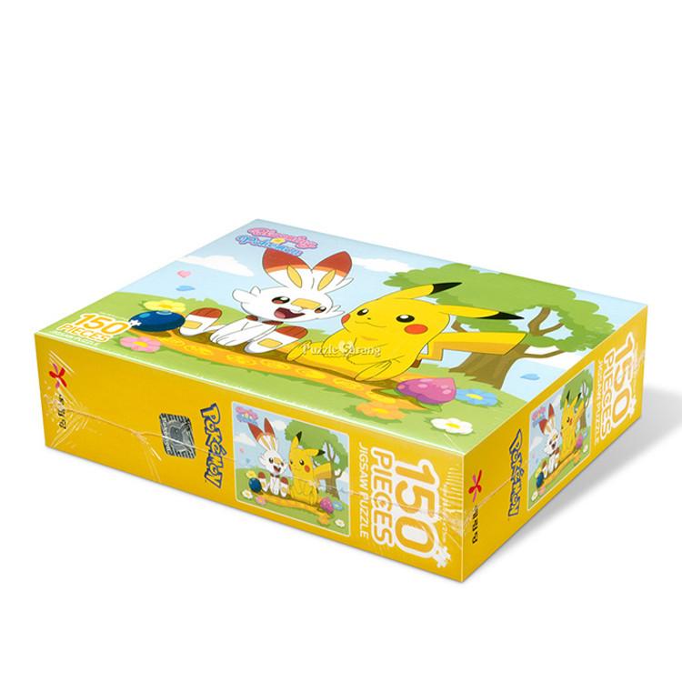 150-piece jigsaw puzzle - Pokemon Pikachu and Flame Bunny, popular Korean puzzle