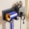 No-Drill Hair Dryer Holder & Cable Organizer for Bathroom