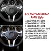 Car Steering Wheel Chrome Trim Cover For Mercedes Benz AMG C E GLK GLA CLA Class W176 W204 W212 W156 W218 A09946400139107
