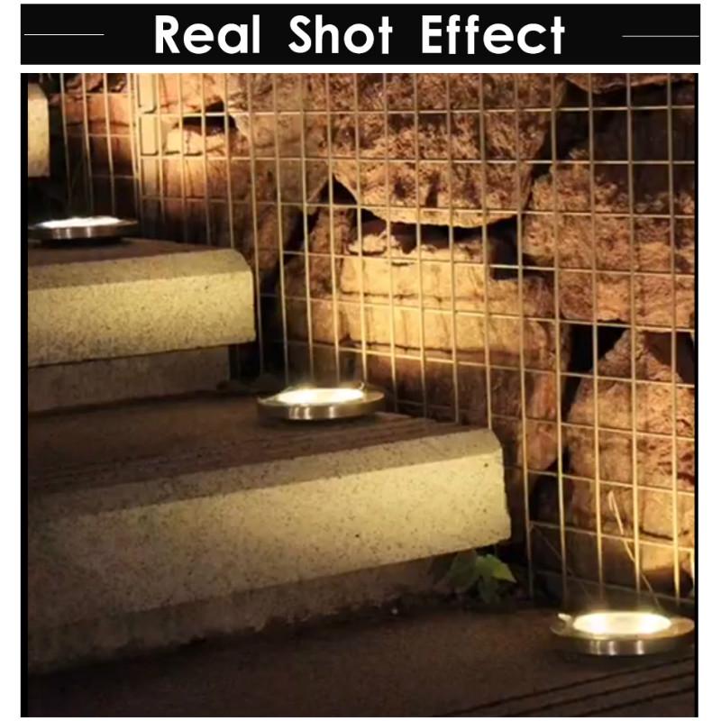 Ground Light Solar Garden Yard Landscape Lawn Lamp Buried Light Outdoor Road Stairs Decking Light