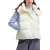 Fila Original Warm Hooded Versatile Vest Down Jacket Women Outerwear Pear-Blossom-White F51W449901FIV