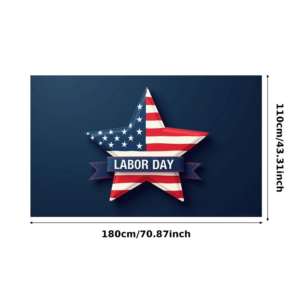 Star Decoration High Quality Party Banner Patriotic Theme Event Display for National Holiday Indoor Display Patriotic Events