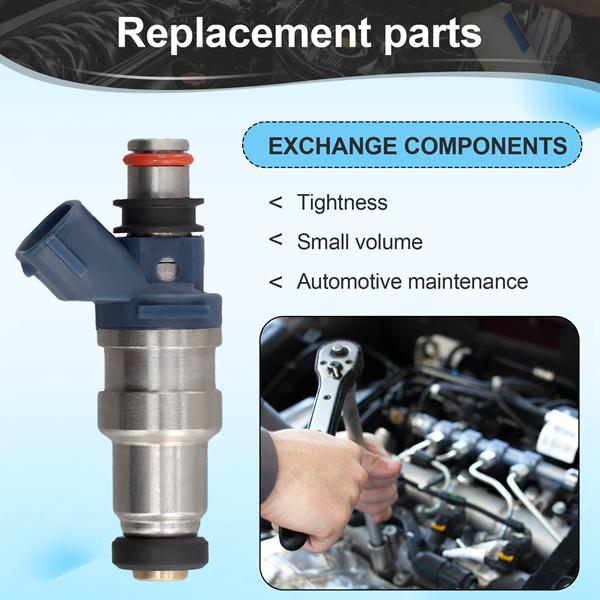 Set of 4 Fuel Injectors Compatible with Tacoma Hilux
