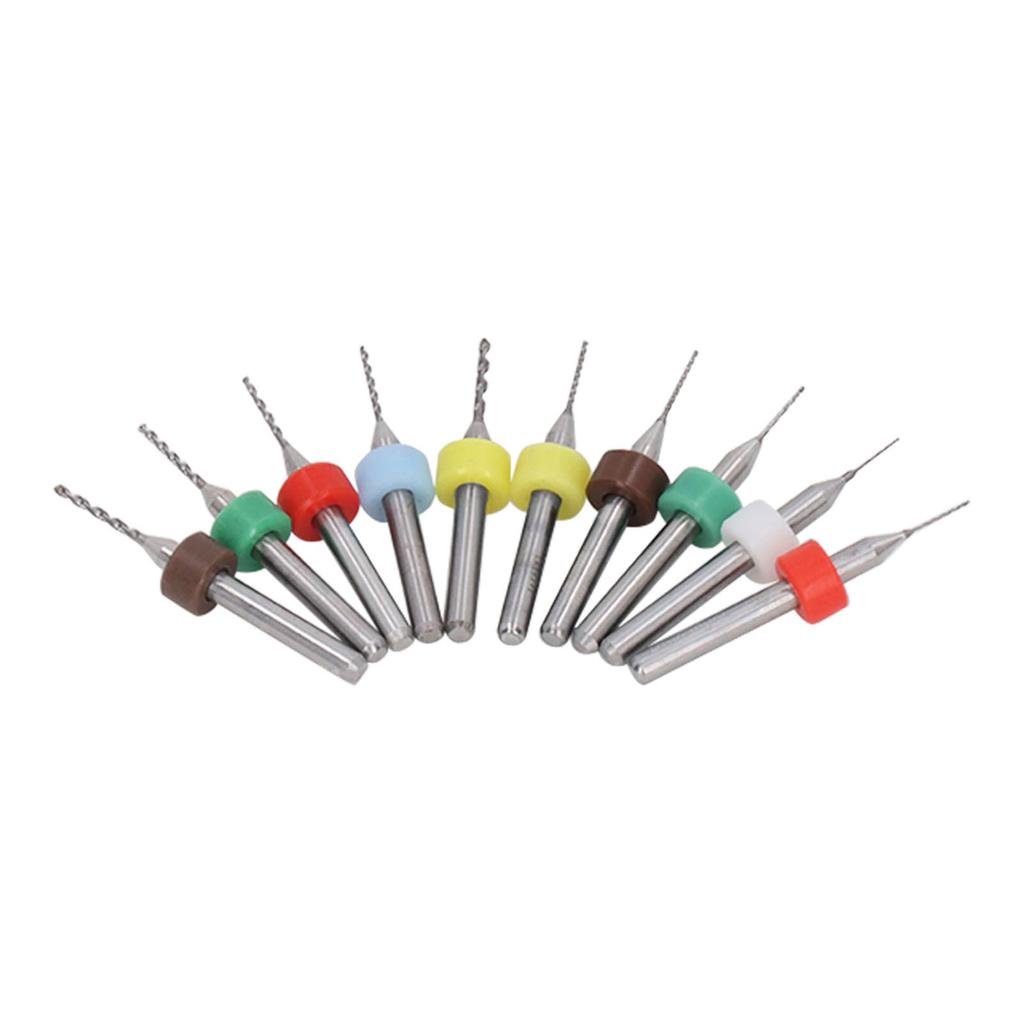 10 Pcs   Drill Bit Set 1Celsius8in Shank Tungsten Steel Strong Abrasion Resistance High Hardness Drill Bits