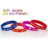 36PCS Happy 100th Day Bracelets Colorful Silicone Wristbands Cute 100th Day of School Gifts Rubber Bracelets for School Classroom Party Favors Supply