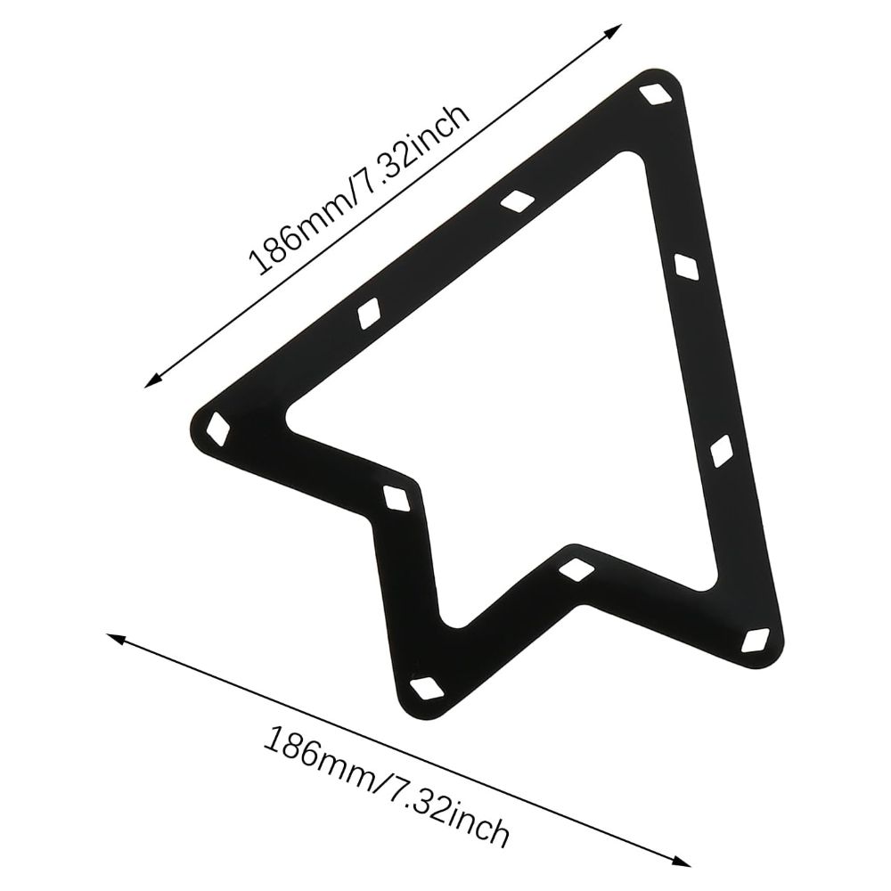 Reusable Billiard Table Magic Sticker 9/10 Ball Billiard Rack Sheet International Competitions