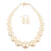 European and American Exaggerated Necklace Simple Imitation Pearl Collarbone Chain