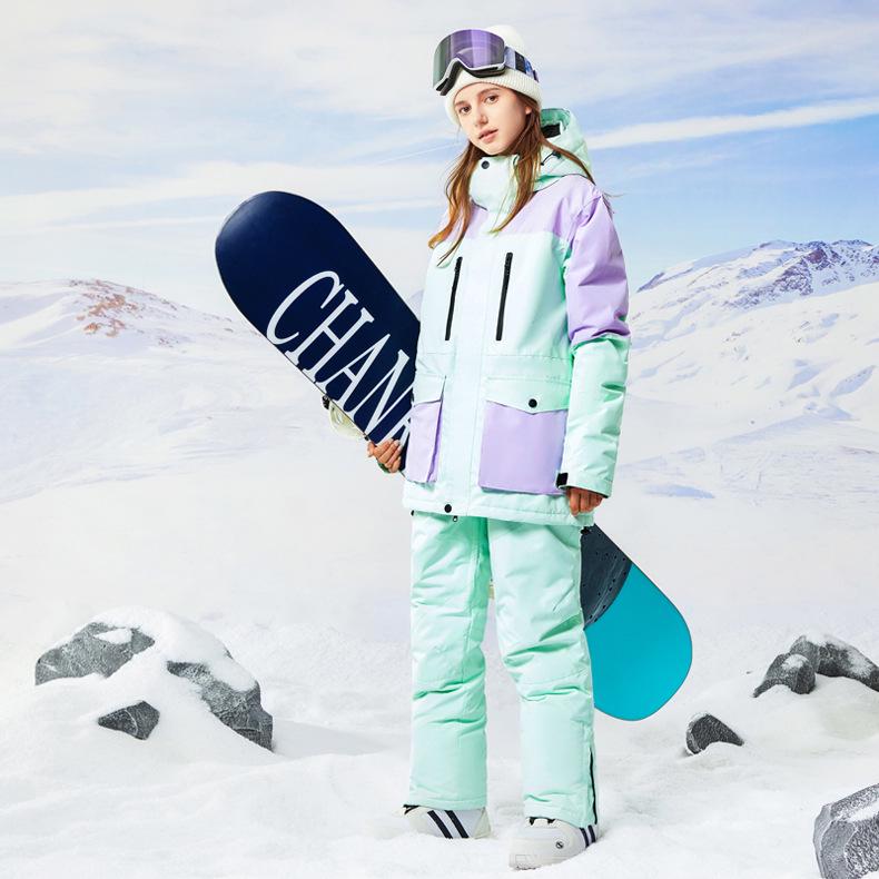 Ruiyan Unisex Windproof Waterproof Breathable Ski Suit - Warm Workwear for Skiing 2XL Unisex