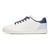 Anta Synthetic Leather Slip Resistant Abrasion Resistant Low Top Skateboard Shoes Men's White Blue 912048016-7