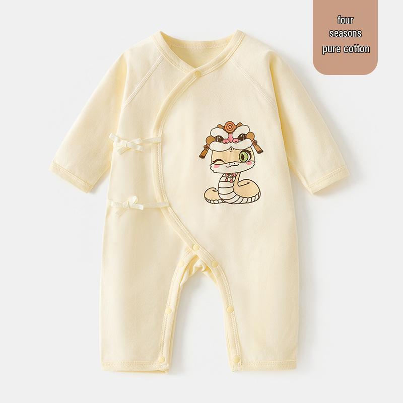 

Боди для новорожденных класса А из чистого хлопка - Мягкий, дышащий, детский ромпер на четыре сезона (0-3 месяца) 59 cm