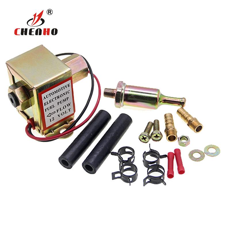

12V red top square electric fuel pump 40106 P502 for carburetor for F-ORD with full accessories