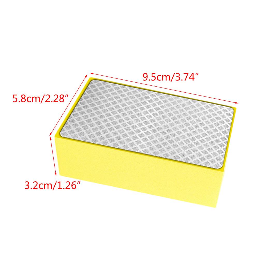 1PC Diamond Hand Polishing Pads Mesh Glass Abrasive Grinding Block Pad Stone Marble Ceramic Abrasive Sanding Disc