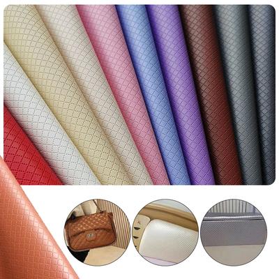 3D Geprägtes Rautenmuster PU-Lederstoff Kunstleder für Sofa Tasche Handtasche Hintergrund Sofamöbel Polsterung