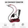 140CM 16AWG SAE-to O Ring Cord Socket Connector Cable Adapter Battery Charging