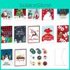 Christmas Holiday Merry Eve Envelope With Cardstock For Xmas Party Planners