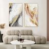 Nowoczesne, luksusowe obrazy do dekoracji wnętrz Hotel skandynawski, salon, plakaty i druki artystyczne Złota folia Abstrakcyjne obrazy na płótnie