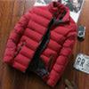 Men's Thick Winter Stand Collar Cardigan Jacket - Casual, Warm, Trendy Outdoor Coat