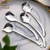 Stainless Steel Cute Cat Spoon Food Grade Cartoon Design For Stirring Coffee Tea Dessert Daily Use