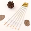 Precision Paint Brush Set - Fine Detail & Miniature Art Brushes for Acrylic, Oil, Watercolor, Nail Art & Crafts - Durable Synthetic Bristles