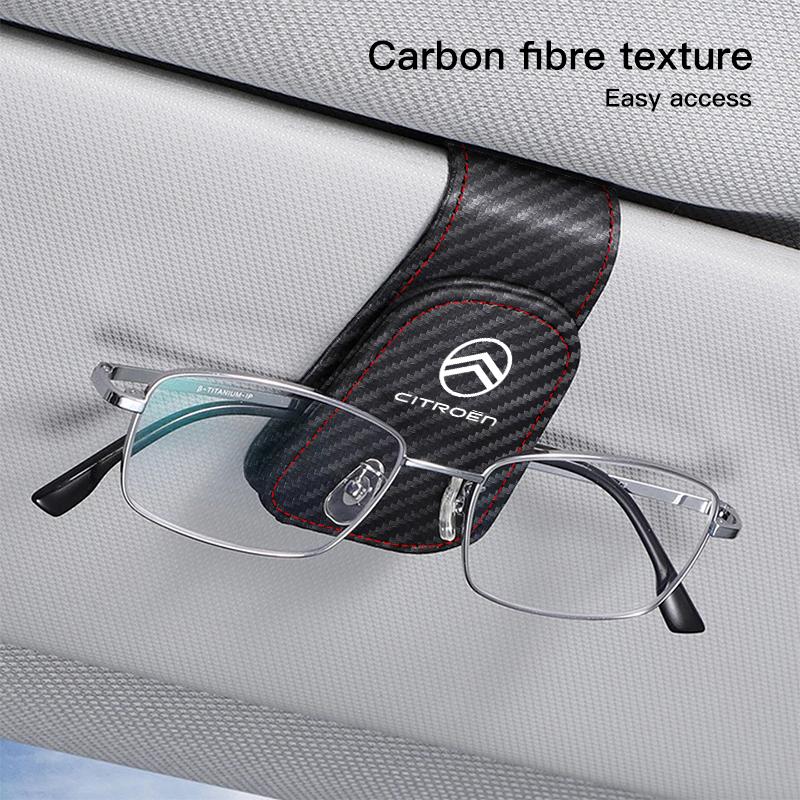 Car Interior Sun Visor Eyeglasses Holder Sunglasses Clip For Citroen Xsara C6 C4 C3 C2 C1 2CV VTS DS3 DS4 DS5 RD3 Cross Berlingo