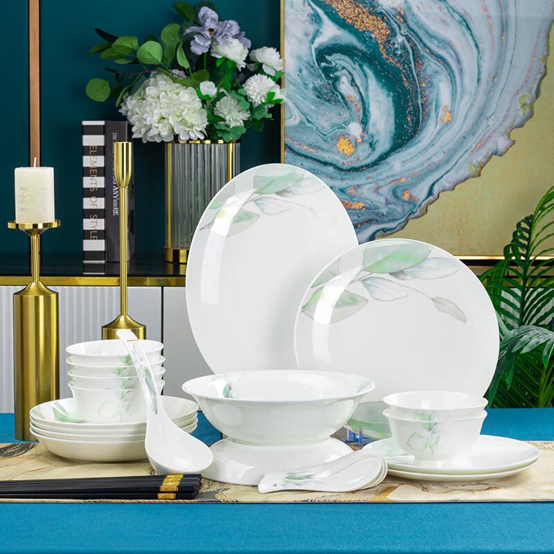 Jingdezhen Underglaze Ceramic Dinnerware Set
