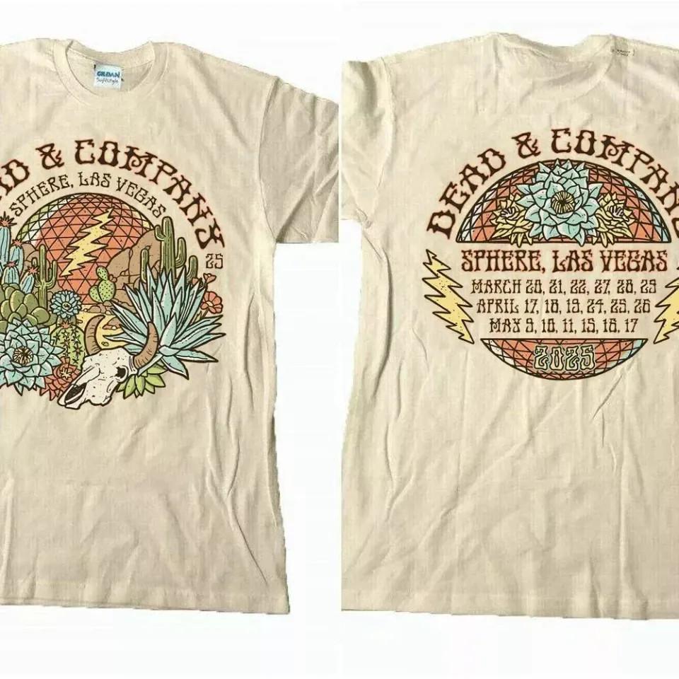 

Dead And Company Sphere Las Vegas 2025 Tour T-shirt Unisex T-Shirt XXXL