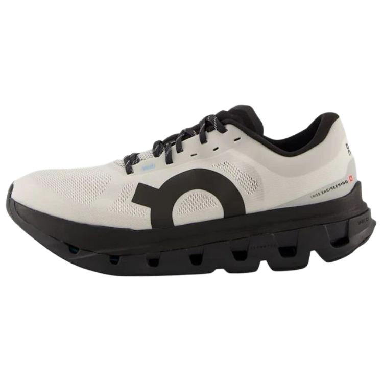 On Running Cloudflow 5 Comfortable Versatile Support Running Shoes Men Sneakers Beige Black 3MF30760117