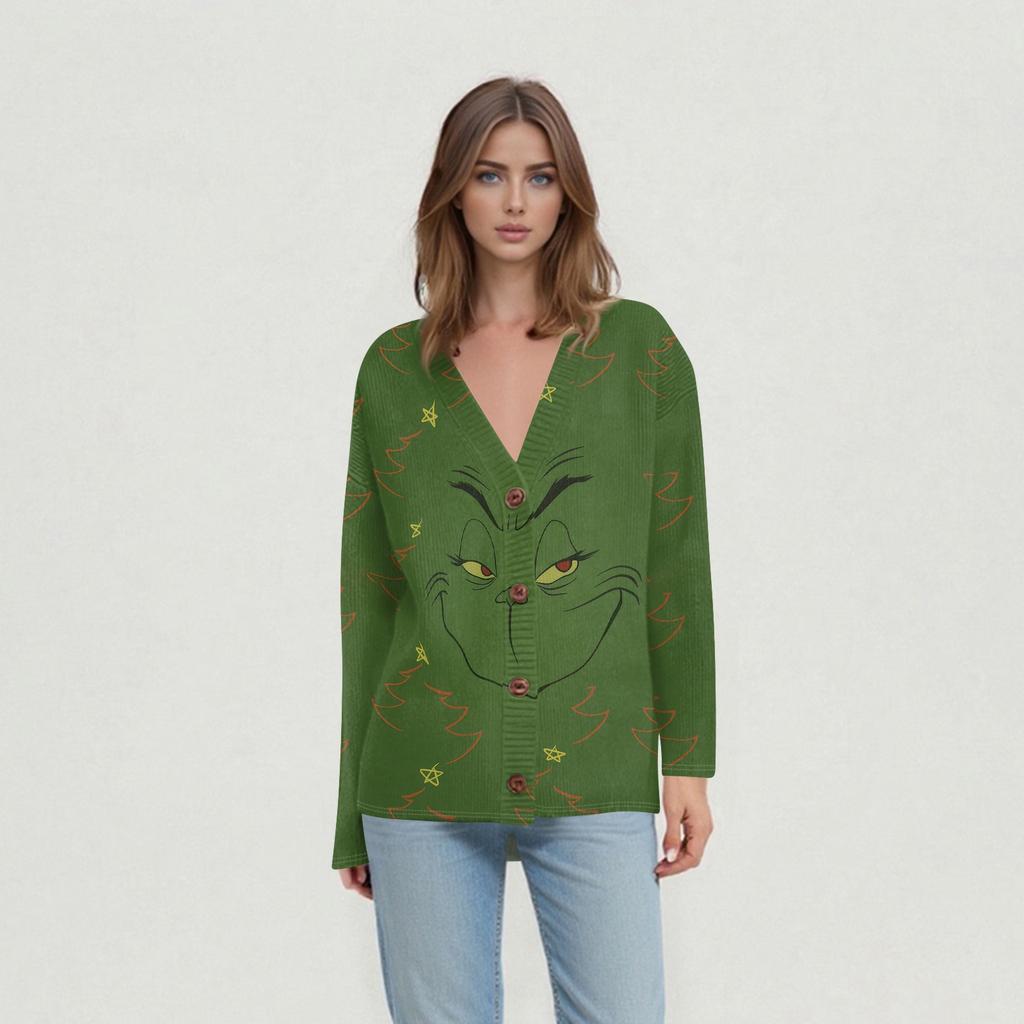 Women's Casual Everyday Tops Knitted Cardigan Jacket