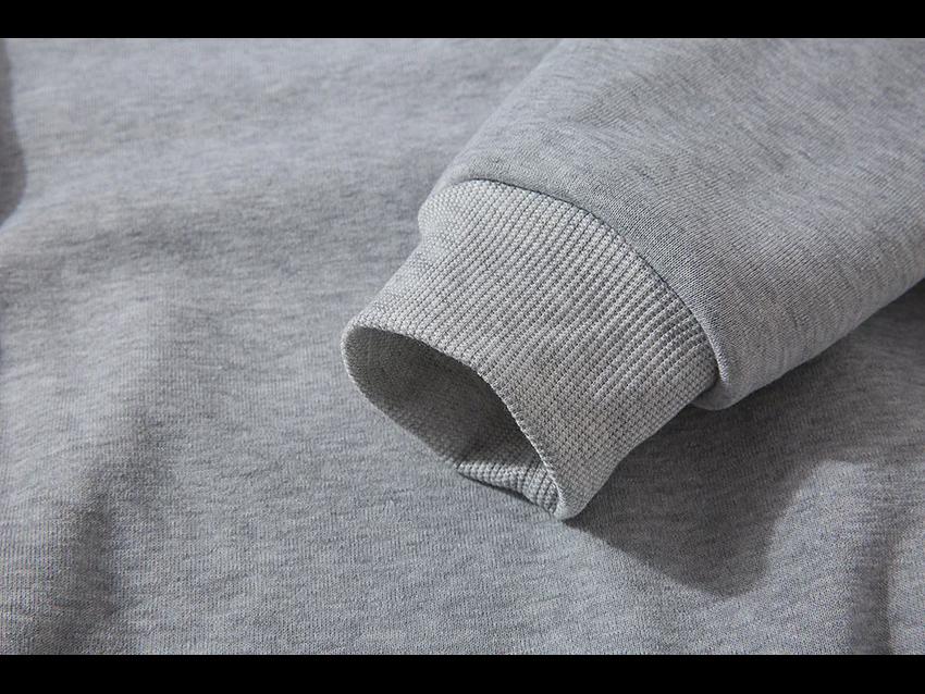 Unisex Autumn/Winter Fleece Sweatshirt & Sweatpants Set: Casual, Loose Fit