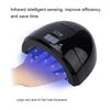 48W UV LED Lamp Nail Dryer Dual Light Source Gel Polish Lamp Light Manicure Curing Black