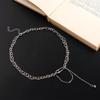 Safety Pin Dainty Sweater Necklace Party Jewelry Korean Style Pendant Necklace Women Clavicle Chain