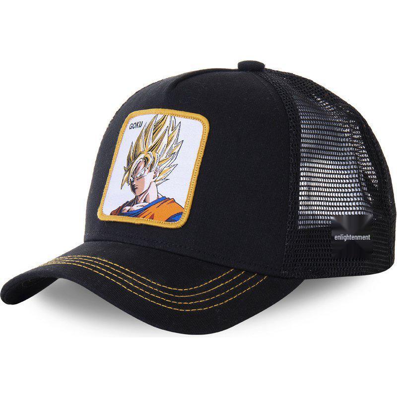 Dragon Ball Goten & Master Roshi Anime Snapback Cap - Unisex Hip Hop Trucker Hat