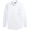 Polo Logo Long Sleeve Button Down Shirt Men Shirts White 710928252-001