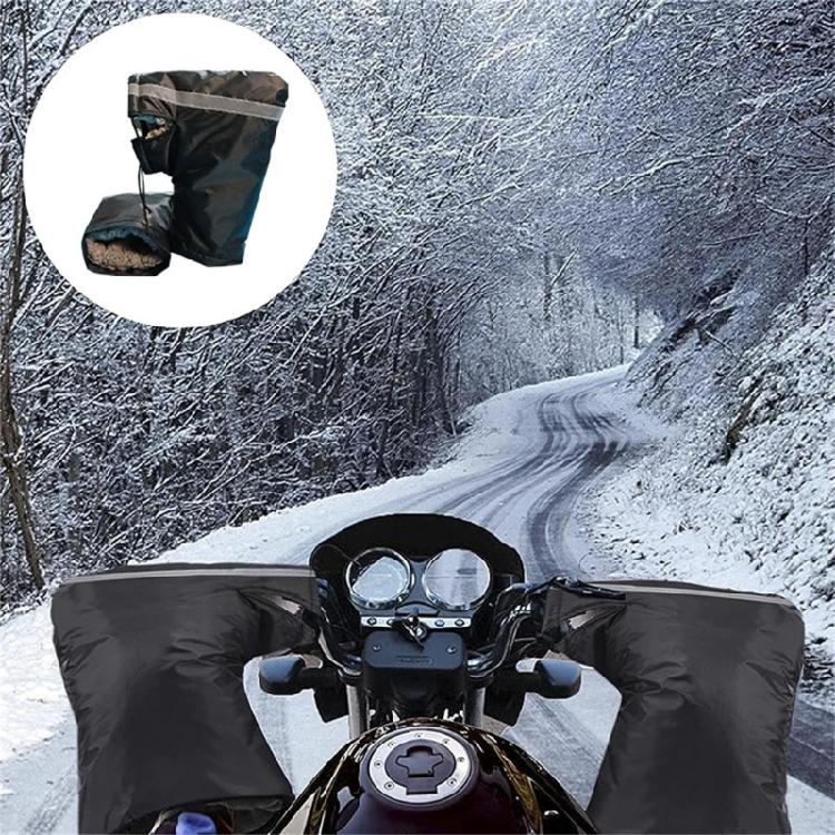Windproof Motorbike Handlebar Gloves Warm Protections For Winter Outdoor Warm And Windproof Motorcycle Handlebar Gloves
