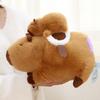 New Kapibara Doll Purple Butt Saddle Capybara Plush Toy Cute Animal Doll Ugly Cute Little Gift