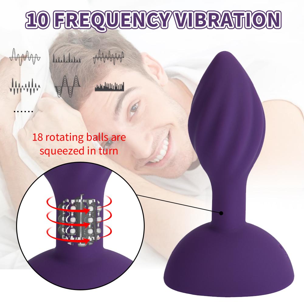 Wireless Vibrating Anal Beads Butt Plug Prostate Massager Adults Gay Product Clitoris Stimulator Vibrator Sex Toys For Women Men