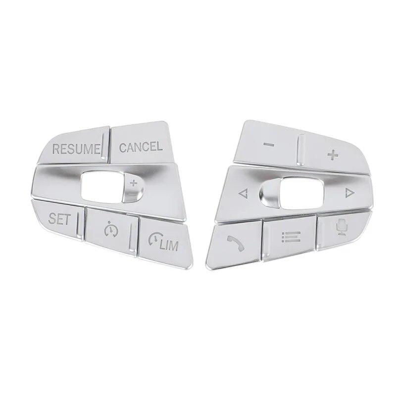 Car Steering Wheel Unlock headlight Buttons frame Covers Stickers Trim for BMW 3 series G20 G28  lnterior Auto Accessories