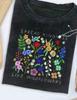 Graphic Tees Mens Dark Gray Saturn and Star Print TShirt  Soft Stretchy Themed Round Neck Short Sleeves Casual Streetwear Top