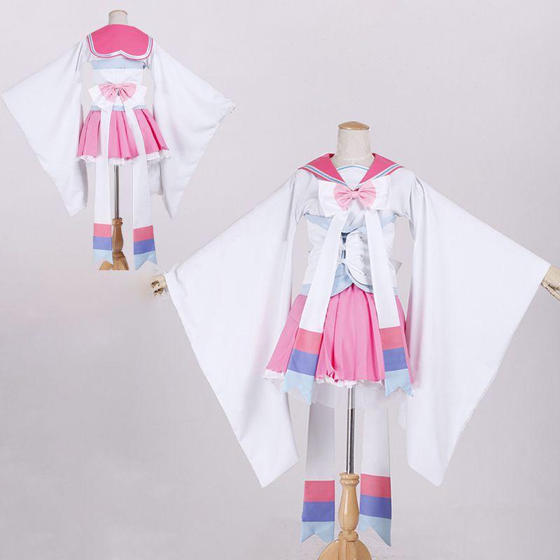 Elegant Sylveon Dress Uniform Cosplay Costume For Women With Exquisite Workmanship