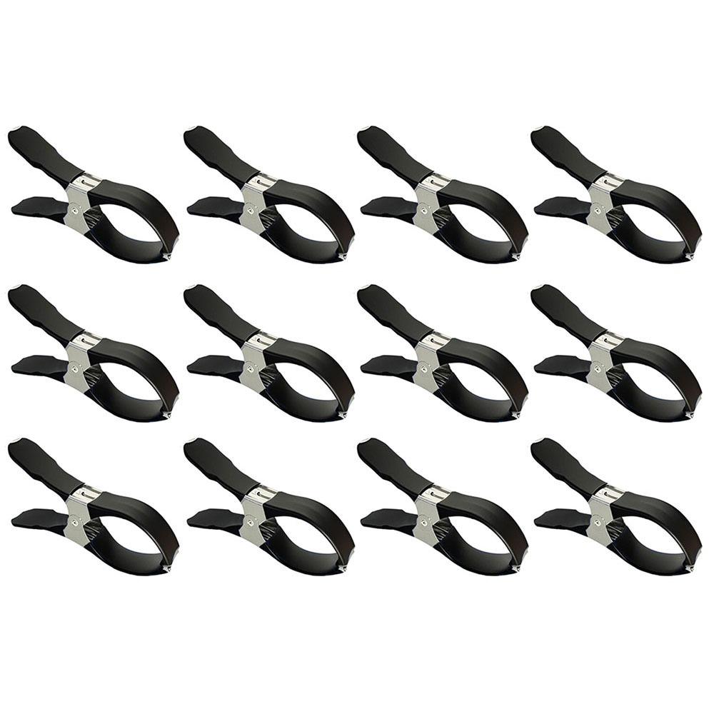 12Pcs with Plastic Handles Spring Clamps Windproof Clothes Pins  for Outdoor Protection