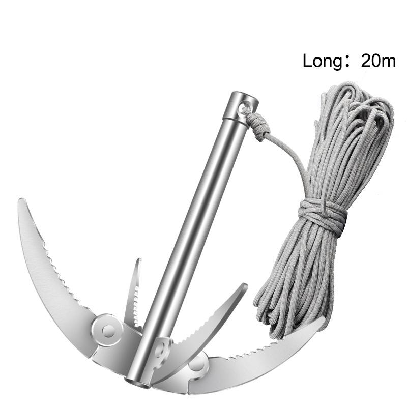 

1 Piece Of Four Cornered Fishing Lawn Mower, Weed Removal Tool, Wild Fishing Grab Hook, Anchor Hook, And Grass Catcher