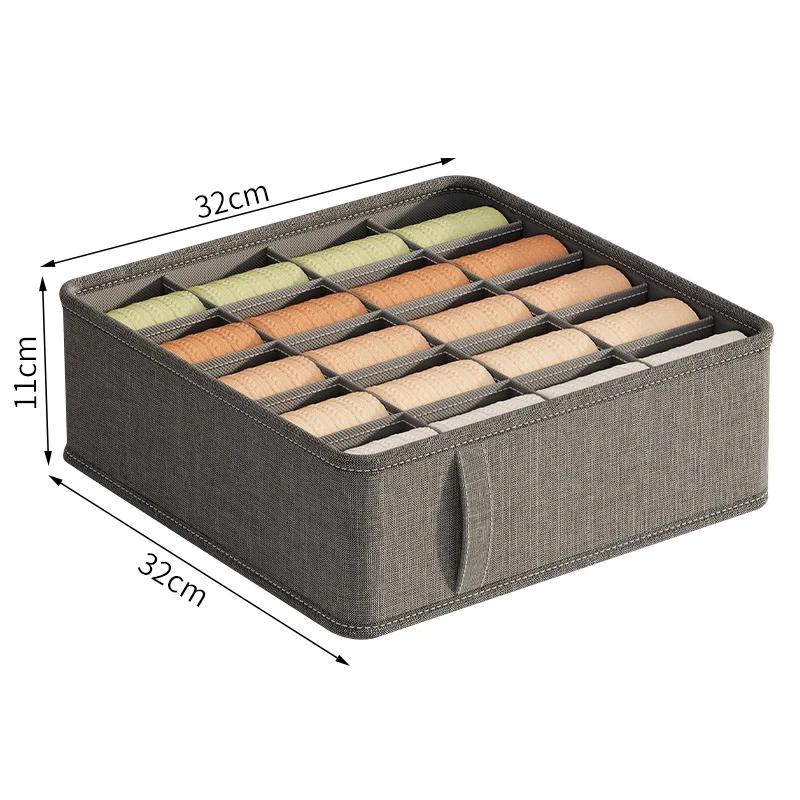 20/6/7/1 Fächer Kation PP Socken BH Hosen Schlichtheit Organizer für Schränke und Schubladen Heim Sortierboxen Aufbewahrungs-Organizer-Box