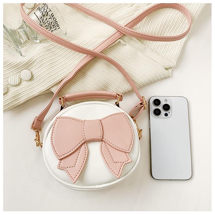2024 Winter Fashion Cute Women's Small Handbag: Casual Fresh Student Children's Shoulder Crossbody