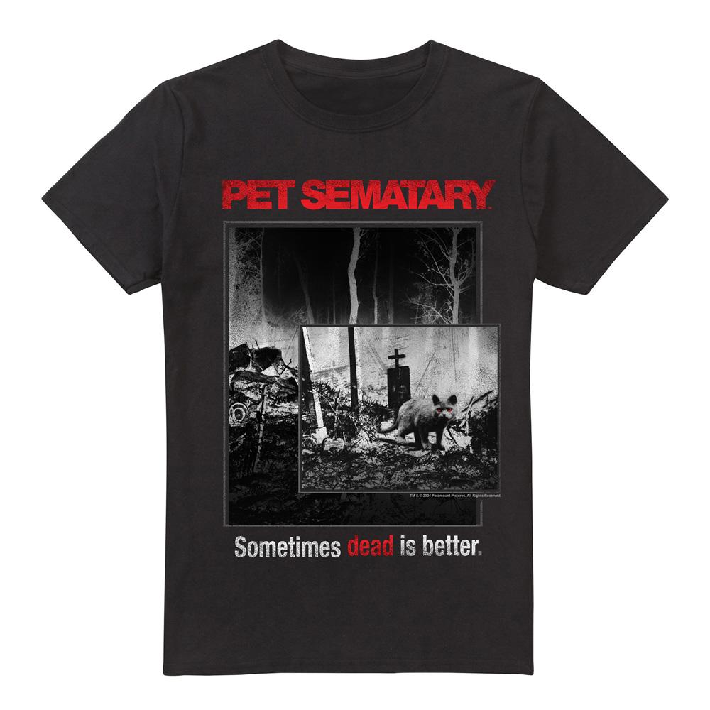 Pet Sematary Mens Cat Poster T-Shirt